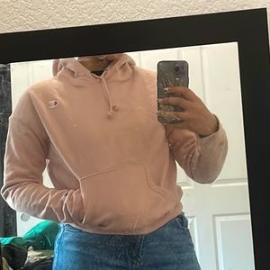 Light pink Champion Hoodie